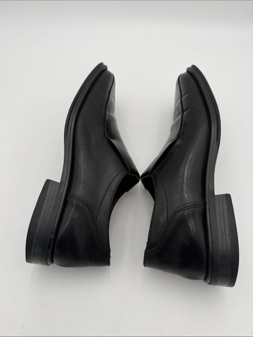 Stephan bossi Men's Black Slip-On Dress Shoes 10.5M casual office Y2K grandpa
